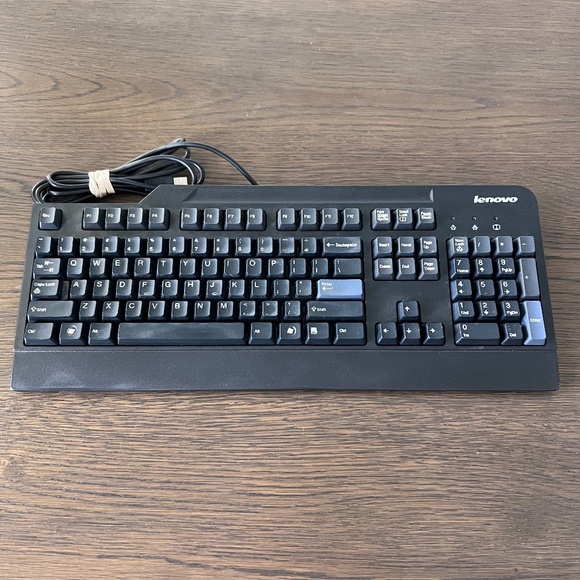 Lenovo SK-8825 Preferred Pro Fullsize USB Keyboard, Black - Picture 6 of 7